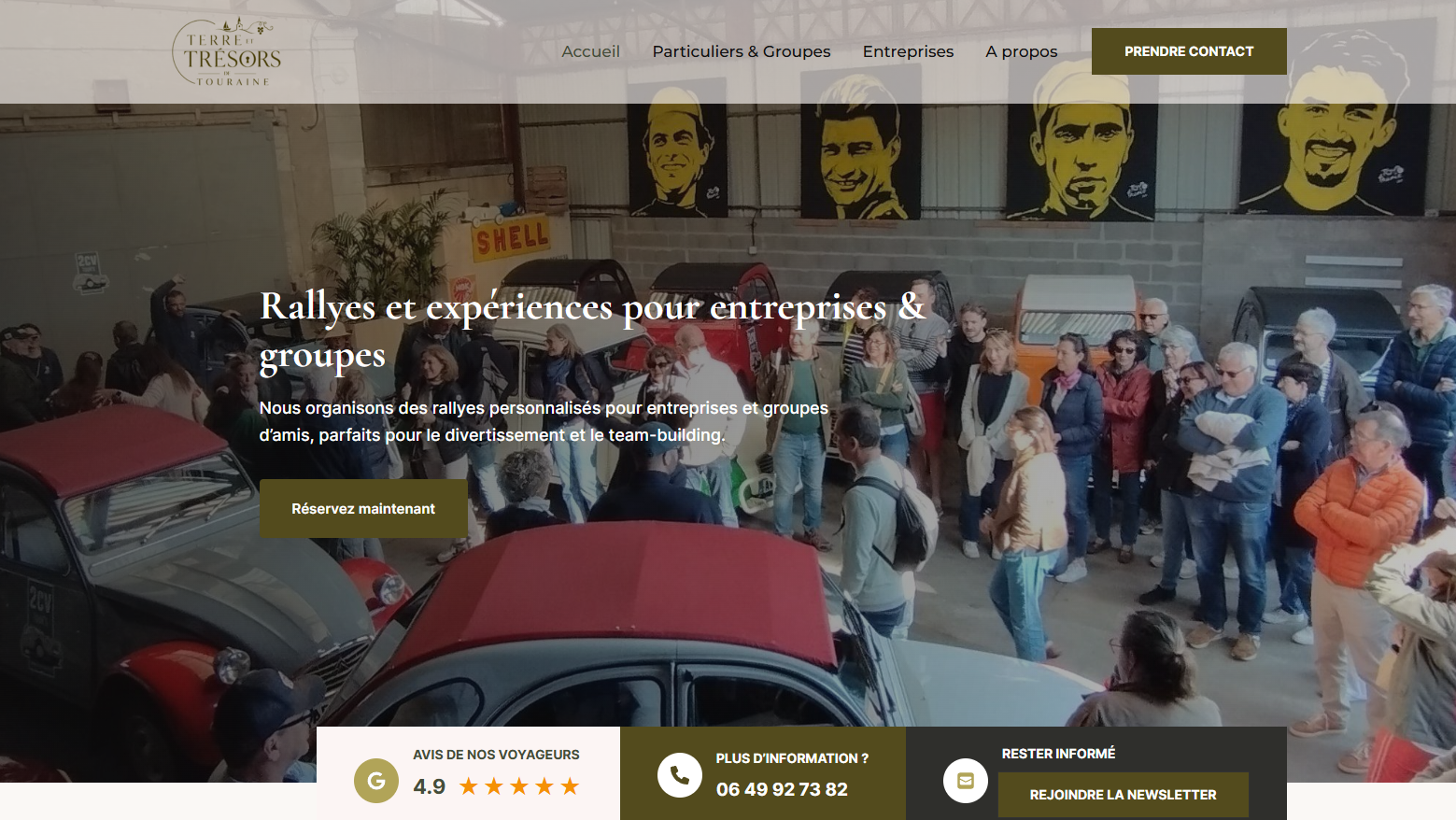 Refonte du site de Terre et Trésors de Touraine