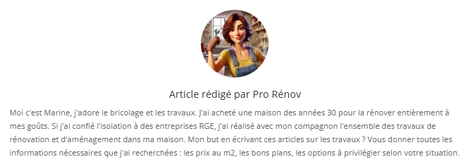Mon profil Maison en Travaux que vous trouverez sous un grand nombre de publications